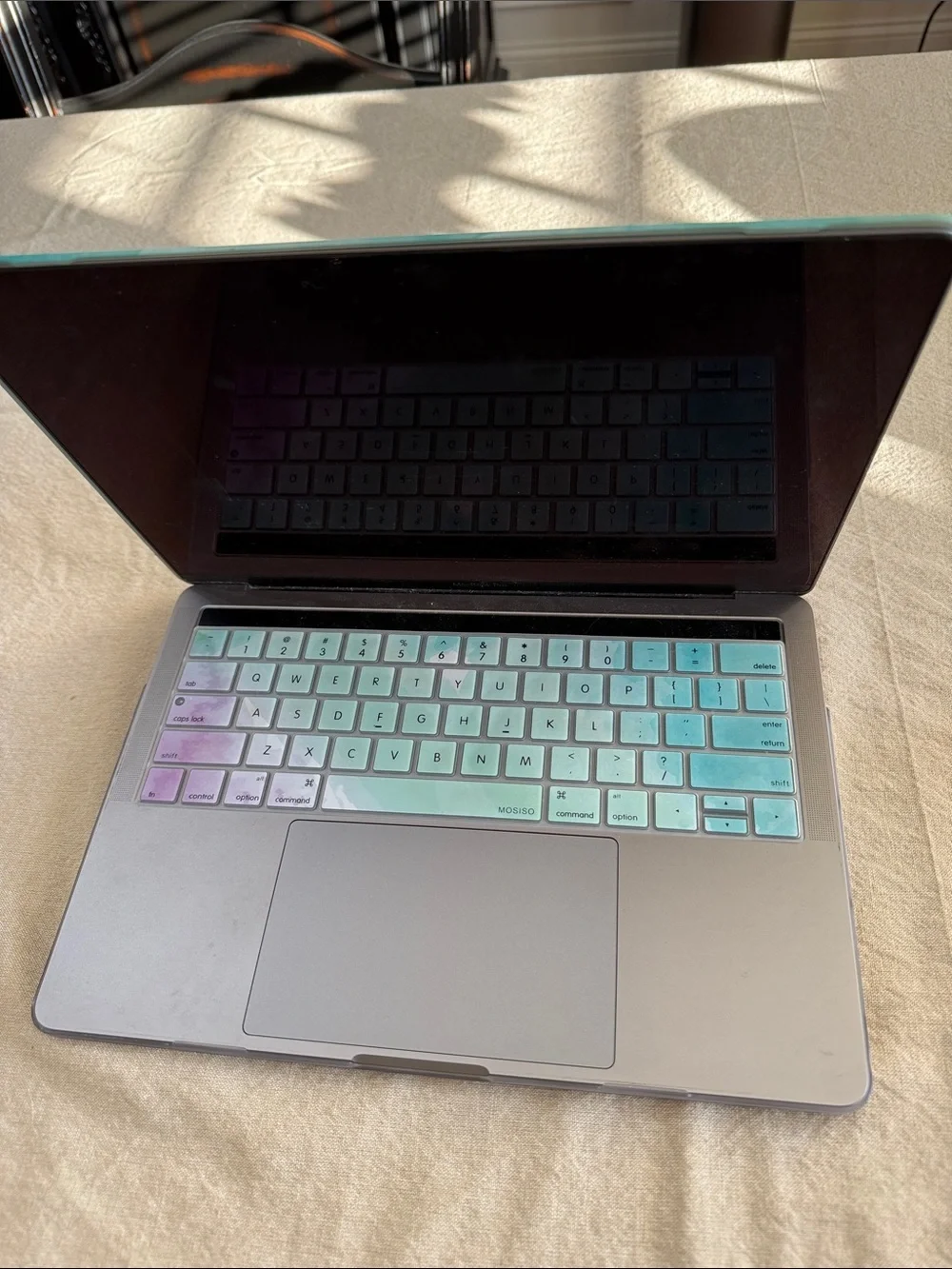 Watercolor Gradient MacBook Pro 13” Cover + Keyboard Skin